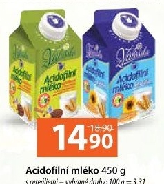 Mléko acidofilní s cereáliemi Mlékárna Valašské Meziříčí