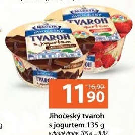 Dezert tvaroh s jogurtem jihočeský Madeta