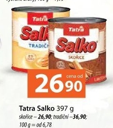 Mléko kondenzované ochucené Salko Tatra