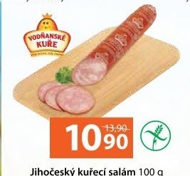 Salám kuřecí jihočeský Vodňanské kuře