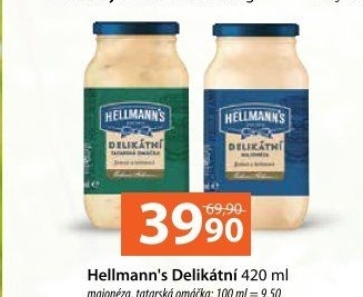 Majonéza delikátní Hellmann'