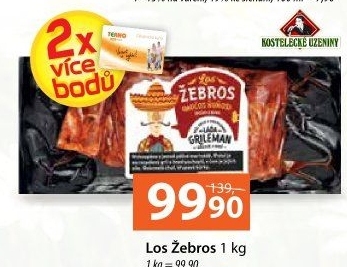 Vepřová žebra Los Žebros Mučos Ňuňos Láďa Grileman Kostelecké uzeniny
