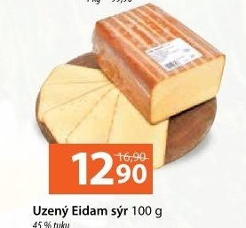 Sýr Eidam uzený 45%