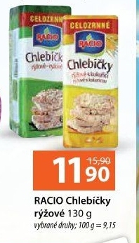 Chlebíčky pufované Racio