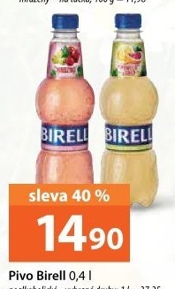 Nealkoholické pivo ochucené Birell