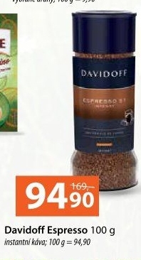 Káva Espresso Davidoff