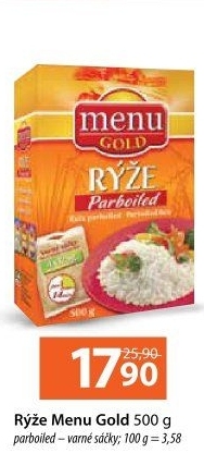 Rýže parboiled Zlaté menu