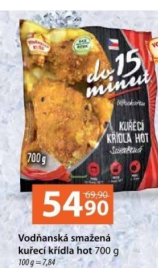 Kuřecí křídla smažená mražená Hot Vodňanské kuře