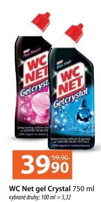 Čistič WC gelový GelCrystal WC Net