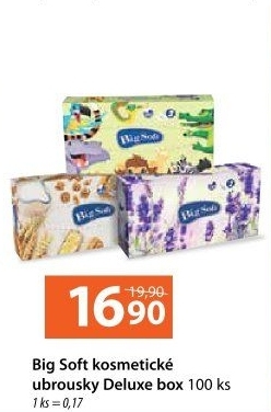 Papírové kapesníčky Deluxe Big Soft - box