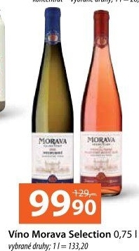 Vína Morava Selection Zámecké vinařství Bzenec