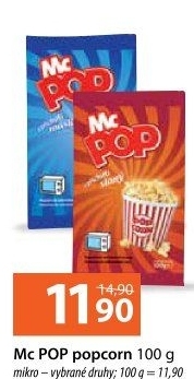 Popcorn do mikrovlnky McPop Druid