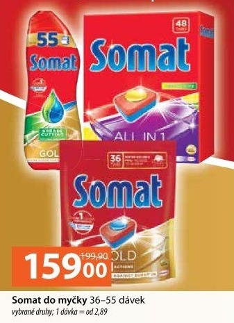 Prostředky do myčky Somat