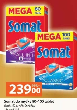 Tablety do myčky Classic Somat