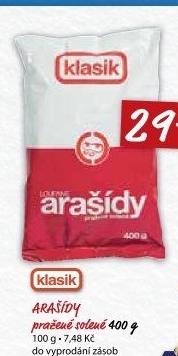 Pražené arašídy Coop Klasik
