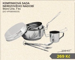 Nerezové kempingové nádobí