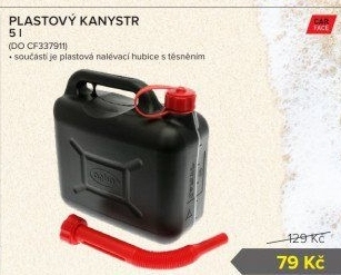Plastový kanystr CarFace