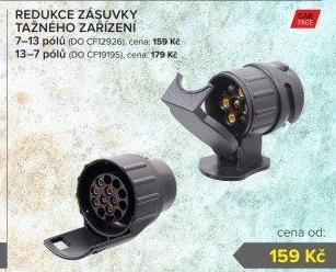 Redukce zásuvky tažného zařízení CarFace