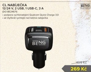 USB autonabíječka Beng