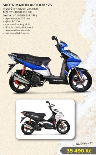 Skútr Maxon Ardour 125