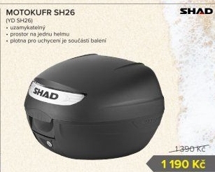 Kufr na motorku Shad