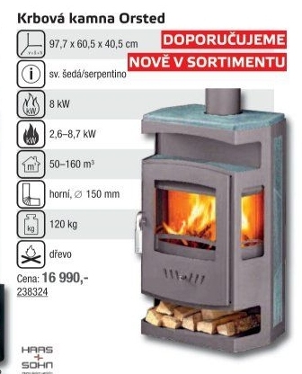 Krbová kamna Orsted Haas + Sohn