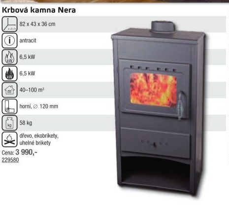 Krbová kamna Nera