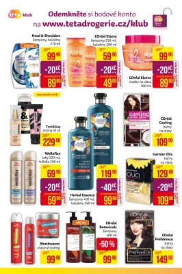 akční leták Teta drogerie 22.8.2019-2.9.2019