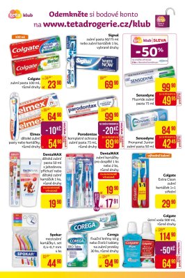 akční leták Teta drogerie 22.8.2019-2.9.2019