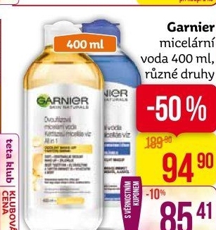 Micelární voda Garnier