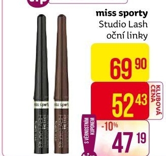 Oční linky Studio Lash Miss Sporty