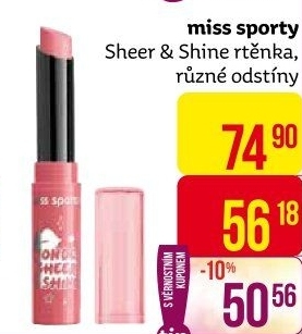 Rtěnka Sheer &amp