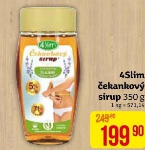 Čekankový sirup 4Slim