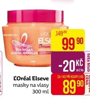 Maska na vlasy Elséve L'