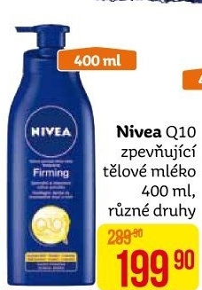 Tělová mléka Nivea