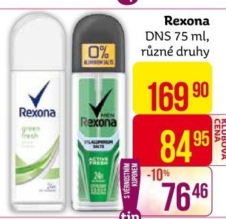 Deodorant parfémovaný Rexona