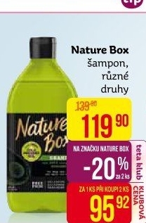 Šampon Nature box