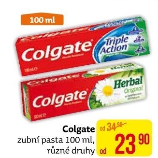 Pasty na zuby Colgate