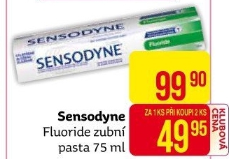 Pasta na zuby Fluoride Sensodyne