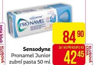 Pasta na zubyPronamel Junior Sensodyne