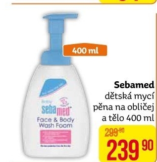 Pěna na obličej a tělo Baby Sebamed