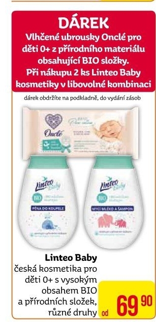 Kosmetika pro děti Baby Linteo