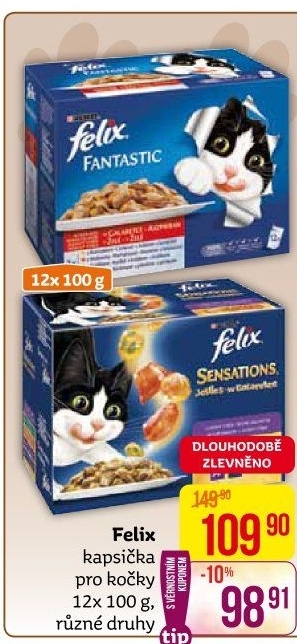 Kapsičky pro kočky Felix Purina