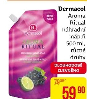 Tekuté mýdlo Aroma Ritual Dermacol - náhradní náplň