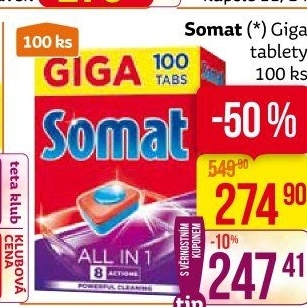 Tablety do myčky Somat
