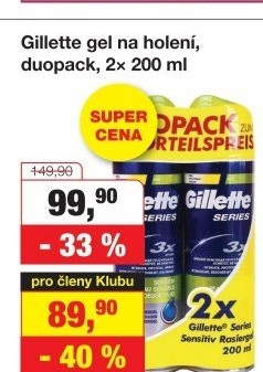 Gel na holení pánský Series Gillette