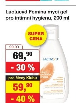 Intimní emulze Lactacyd Pharma