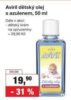 Olej dětský Aviril Alpa