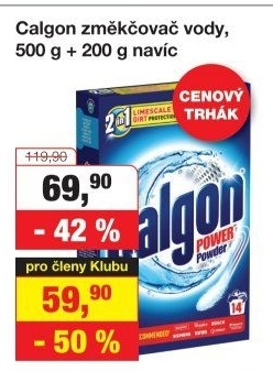 Změkčovač vody Calgon