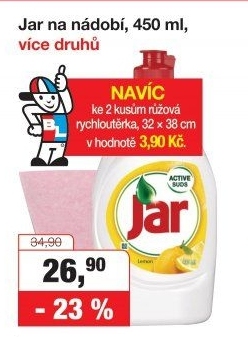 Prostředek na nádobí Jar